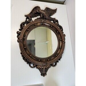 Vintage Dart Industries Coppercraft Guild Poly Eagle Wall Mirror 1959 USA